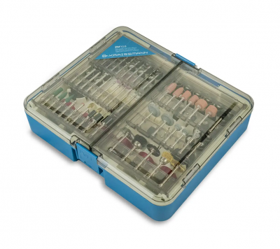 Набор аксессуаров к гравёру Kraissmann ZM'418 (удобный кейс, 418 насадок)