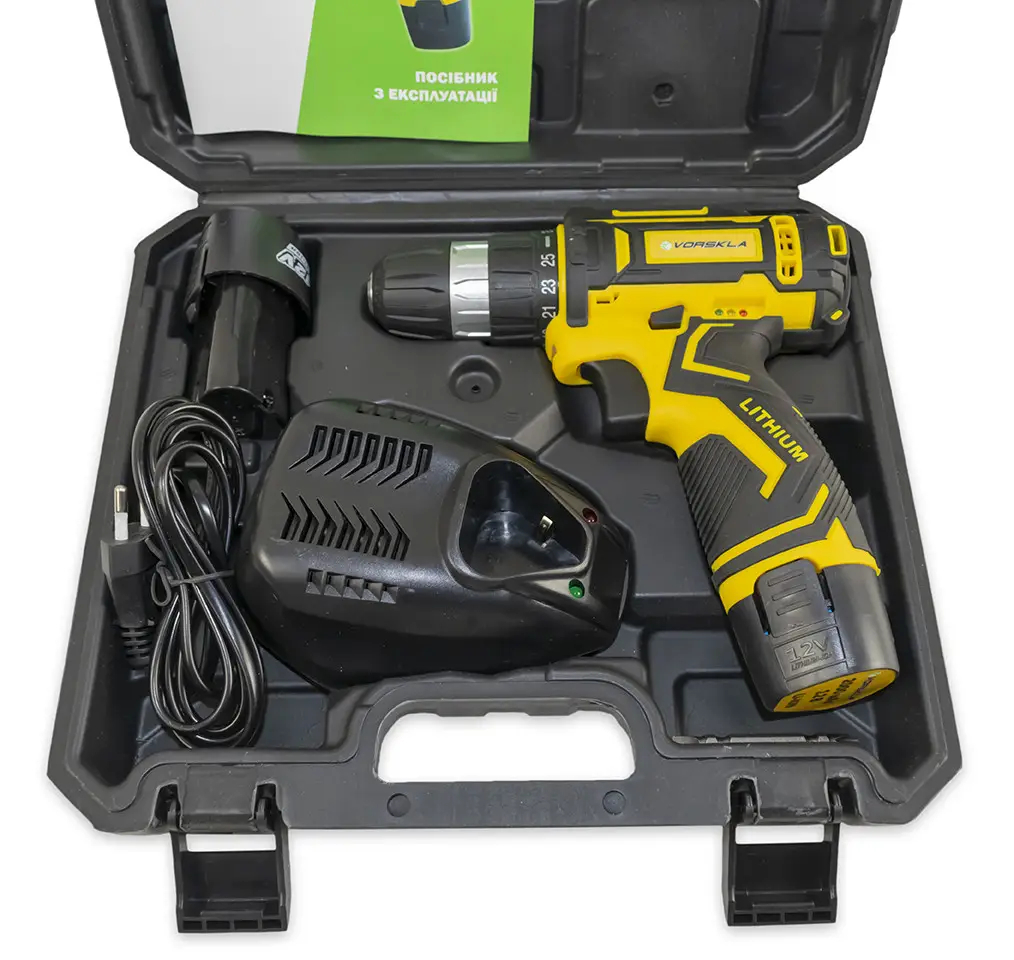 Аккумуляторный шуруповерт Vorskla ПМЗ 12/2-2000 Li