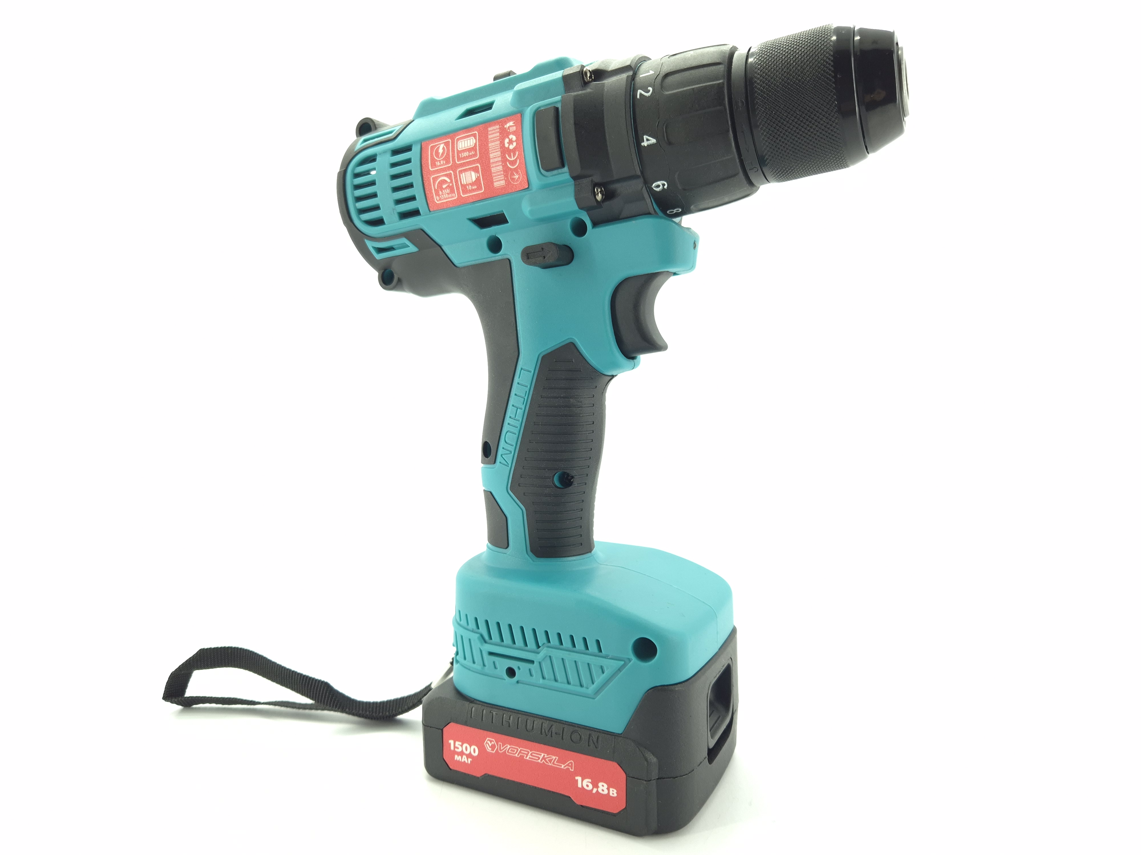 Акумуляторний шурупокрут Vorskla ПМЗ 16.8/2 S-Li (з набором інструментів)