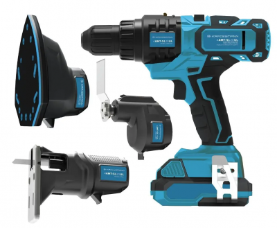 Мультиинструмент аккумуляторный Kraissmann 4 AMT-S1 20UL